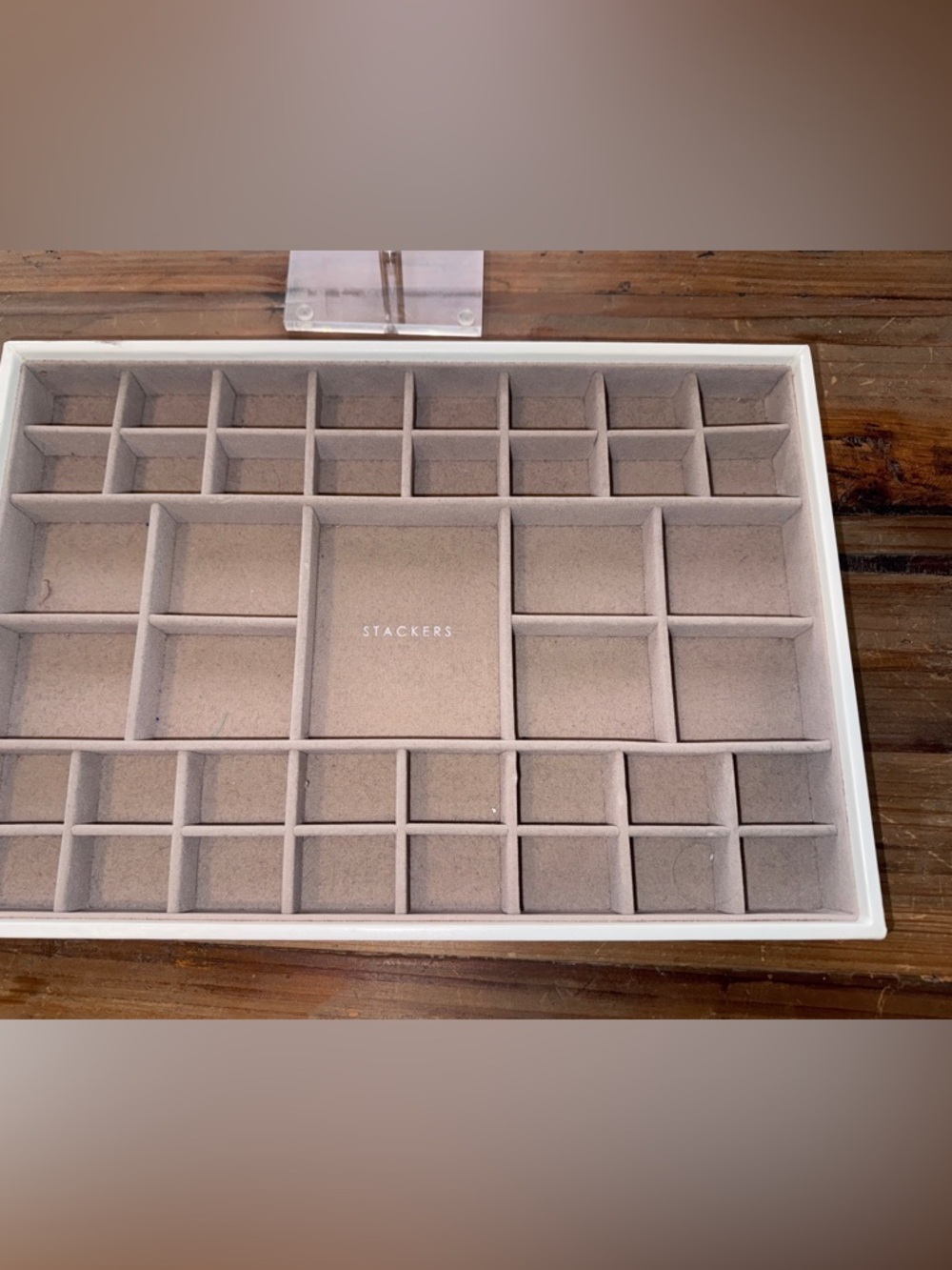 The Container Store Stackers Jewelry Tray & and bracelet holder - Picture 3 of 3